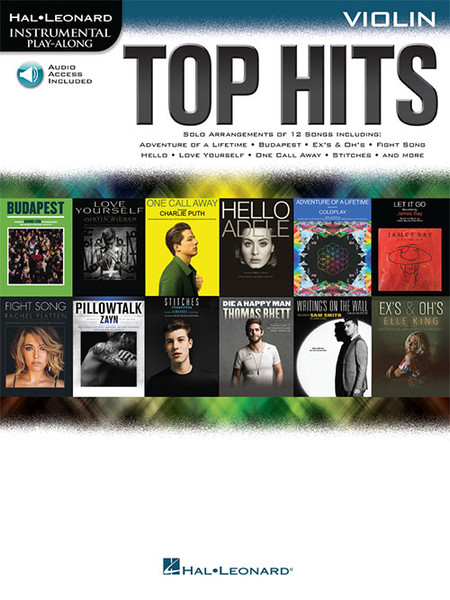 Hal Leonard Instrumental Play-Along for Violin: Top Hits (with Audio Access)