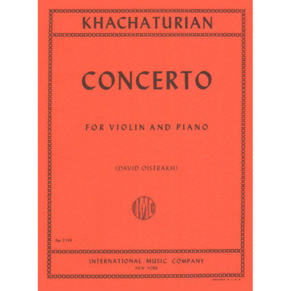 Khachaturian - Concerto for Violin and Piano by David Oistrakh