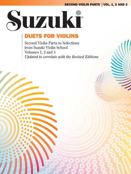 Suzuki Duets for Violins: Second Violin Parts Vol. 1, 2, and 3