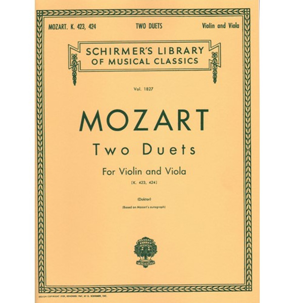 Mozart - Two Duets for Violin and Viola (K. 423, 424) by Doktor