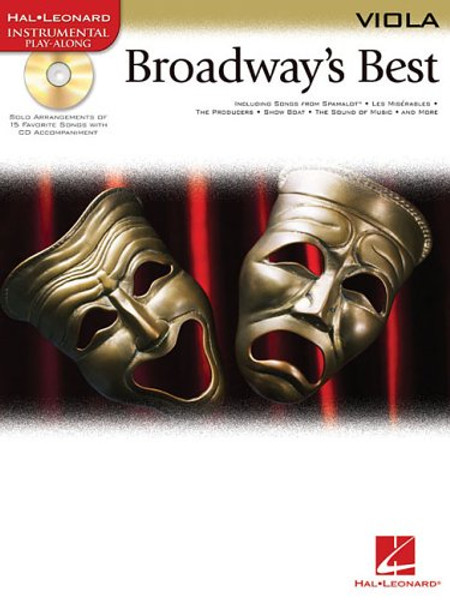 Hal Leonard Instrumental Play-Along for Viola: Broadway's Best (Book/CD Set)