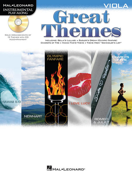 Hal Leonard Instrumental Play-Along for VIola: Great Themes (Book/CD Set)