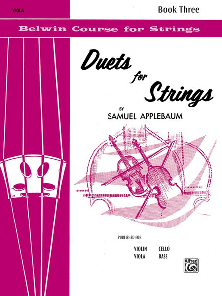 Duets for Strings Book 3 for Viola by Samuel Applebaum