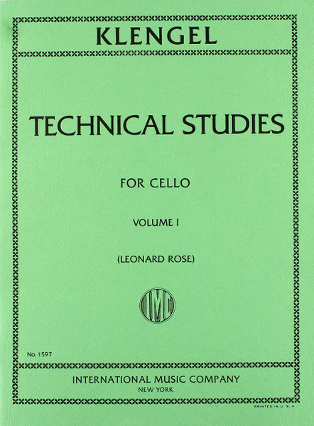 Klengel - Technical Studies for Cello Volume 1 by Leonard Rose