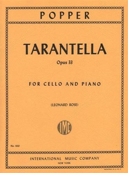 Popper - Tarantella Opus 33 for Cello and Piano by Leonard Rose