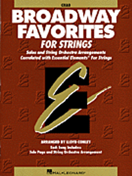 Broadway Favorites for Strings For Cello by Lloyd Conley