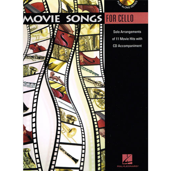 Movie Songs for Cello Play-Along Series (Book/CD Set)