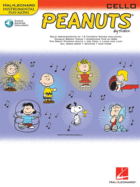 Hal Leonard Instrumental Play-Along for Cello: Peanuts (with Audio Access)