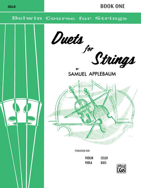 Duets for Strings Book One for Cello by Samuel Applebaum