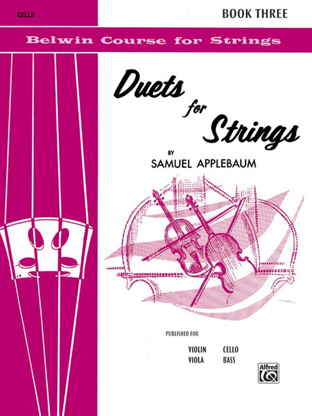 Duets for Strings Book Three for Cello by Samuel Applebaum