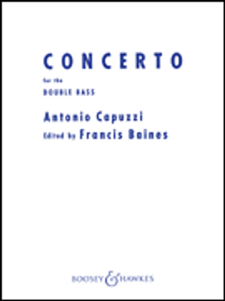Capuzzi - Concerto in F for Double Bass and Piano by Frances Baines