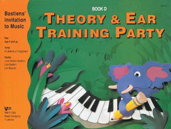 Bastiens' Invitation to Music Series - Theory & Ear Training Party Book D
