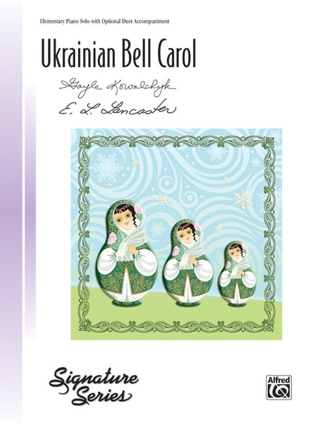 Ukrainian Bell Carol - Elementary Piano Solo with Optional Duet Accompaniment