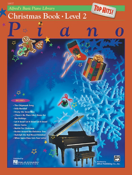 Alfred's Basic Piano Library Top Hits!: Christmas Book - Level 2