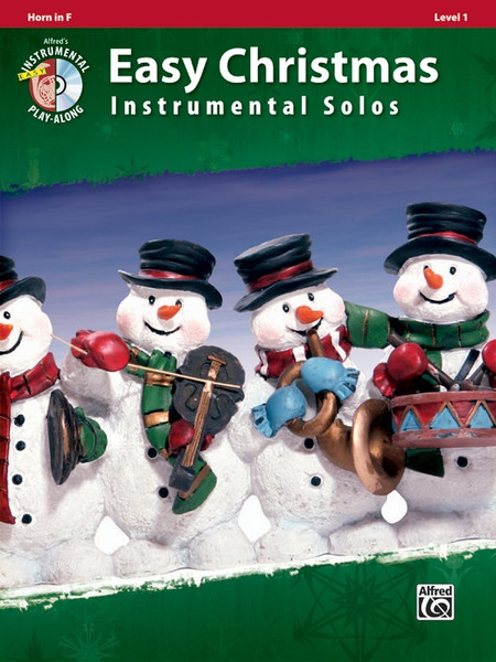 Alfred Instrumental Play-Along: Easy Christmas Instrumental Solos Level 1 for French Horn (Book/CD Set)