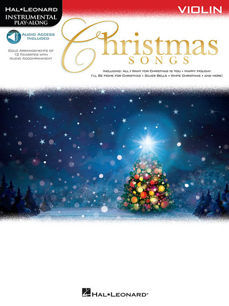 Hal Leonard Instrumental Play-Along for Violin - Christmas Songs (with Audio Access)
