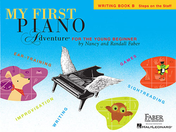 Faber - My First Piano Adventure - Writing Book B: Steps on the Staff