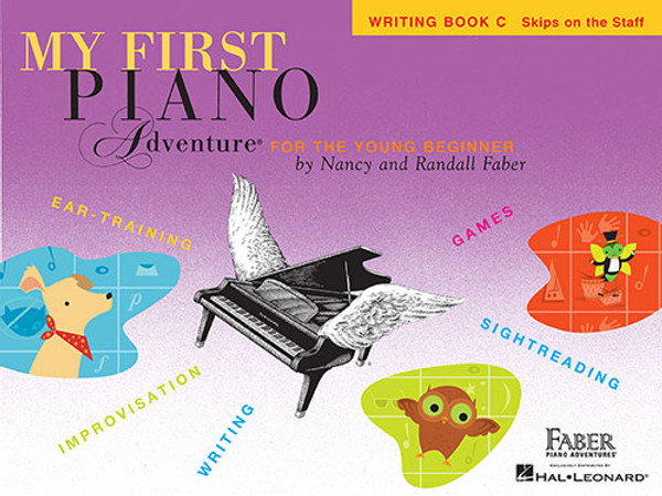 Faber - My First Piano Adventure - Writing Book C: Skips on the Staff