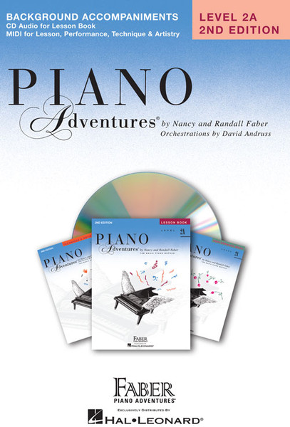 Faber Piano Adventures - Lesson Book Background Accompaniments CD - Level 2A