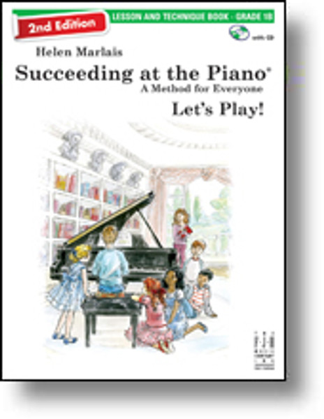 FJH - Succeeding at the Piano - Lesson & Technique Book (2nd Edition) - Grade 1B (Book/CD Set)