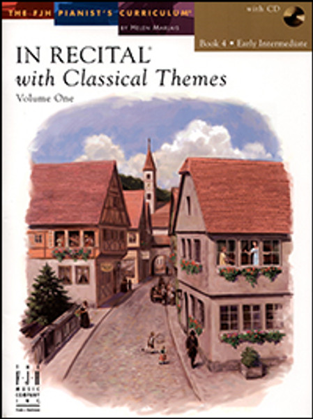 FJH In Recital with Classical Themes, Volume 1 - Book 4: Early Intermediate (Book/CD Set)