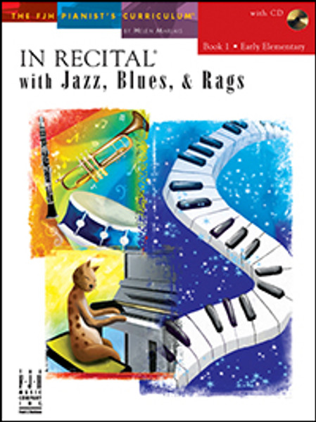 FJH In Recital with Jazz, Blues, & Rags (Book/CD Set) - Book 1: Early Elementary