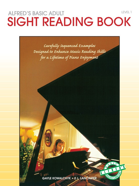 Alfred's Basic Adult Piano Course - Sight Reading Book - Level 1