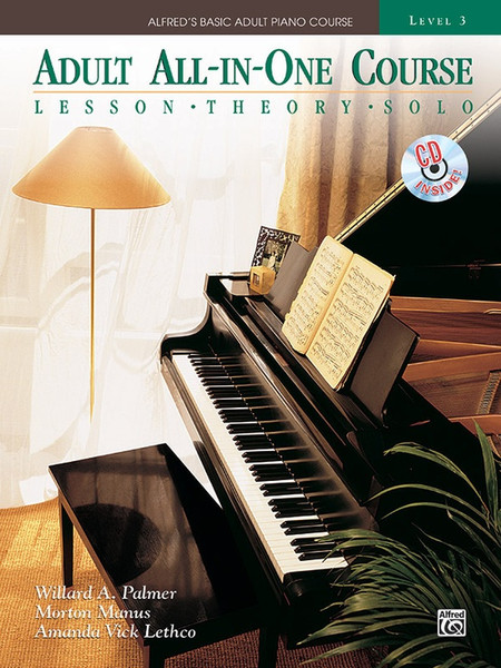 Alfred's Basic Adult Piano Course All-in-One Course Level 3 (CD Included)