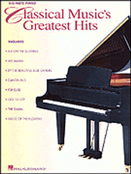 Classical Music's Greatest Hits in Big-Note Piano
