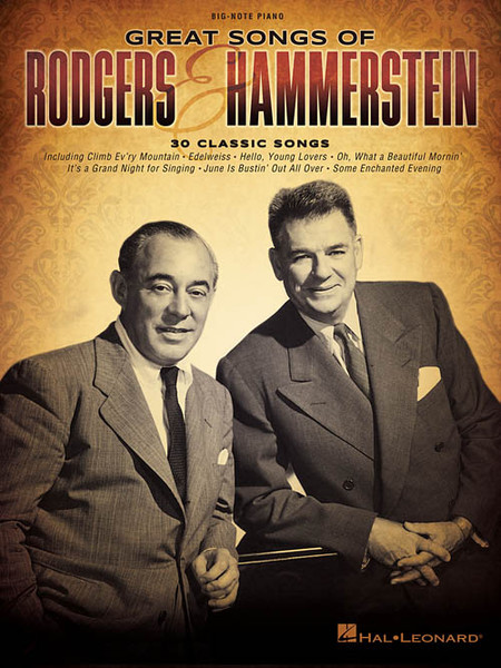 Great Songs of Rodgers & Hammerstein in Big-Note Piano