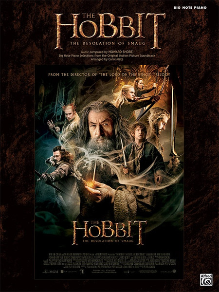 The Hobbit: The Desolation of Smaug in Big-Note Piano