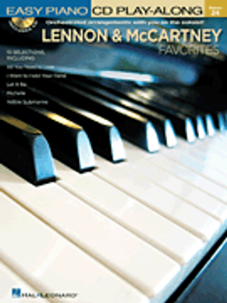 Hal Leonard Easy Piano Play-Along Volume 24 - Lennon & McCartney Favorites (Book/CD Set)