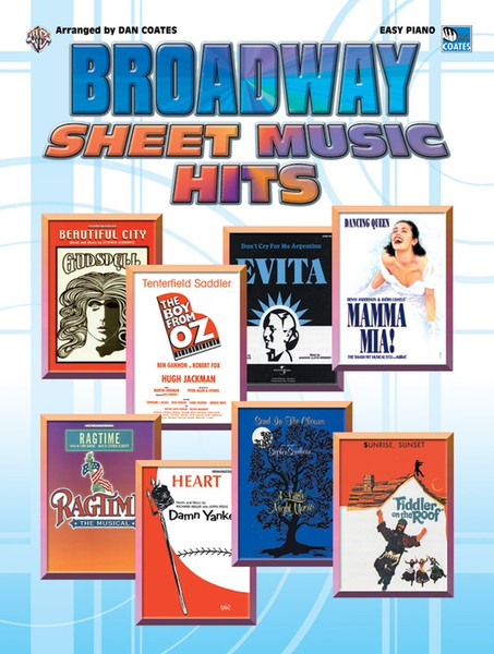 Broadway Sheet Music Hits for Easy Piano