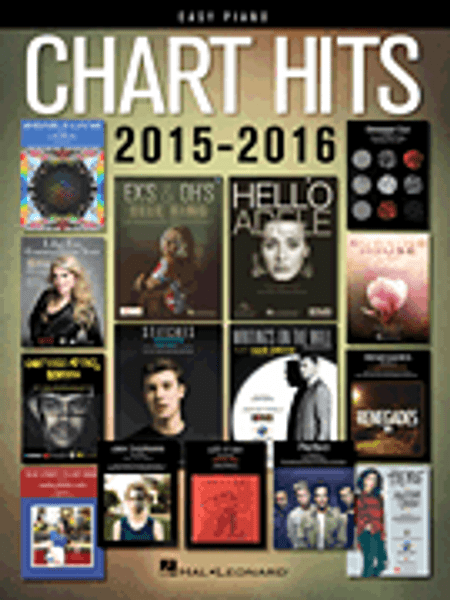 Chart Hits 2015-2016 for Easy Piano
