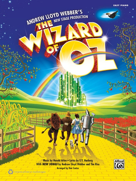 The Wizard of Oz: Andrew Lloyd Webber's New Stage Production for Easy Piano