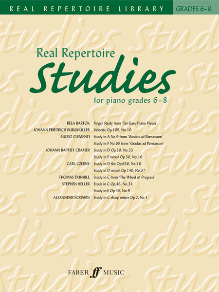 Real Repertoire Studies for Piano Grades 6-8