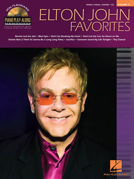 Hal Leonard Piano Play-Along Volume 77 - Elton John Favorites (Book/CD Set) for Piano / Vocal / Guitar