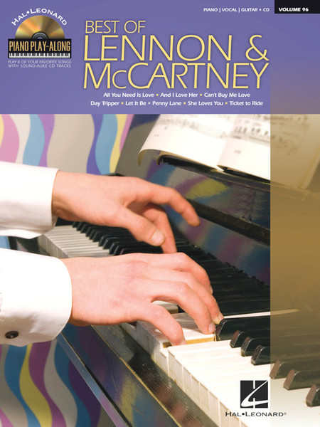 Hal Leonard Piano Play-Along Volume 96 - Best of Lennon & McCartney (Book/CD Set) for Piano / Vocal / Guitar