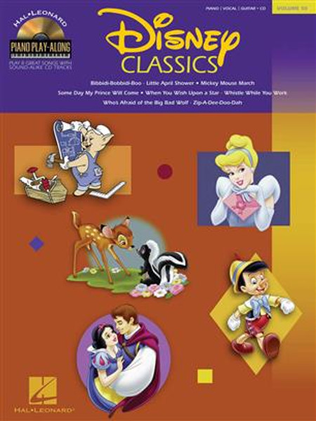 Hal Leonard Piano Play-Along Volume 50 - Disney Classics (Book/CD Set) for Piano / Vocal / Guitar