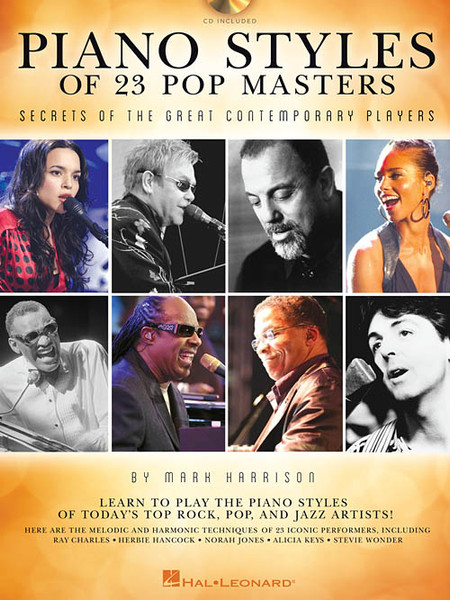 Piano Styles of 23 Pop Masters (audio access included) for Intermediate to Advanced Piano
