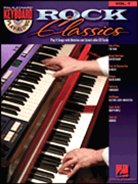 Hal Leonard Keyboard Play-Along Volume 7 - Rock Classics (Book/CD Set) for Intermediate to Advanced Piano/Keyboard