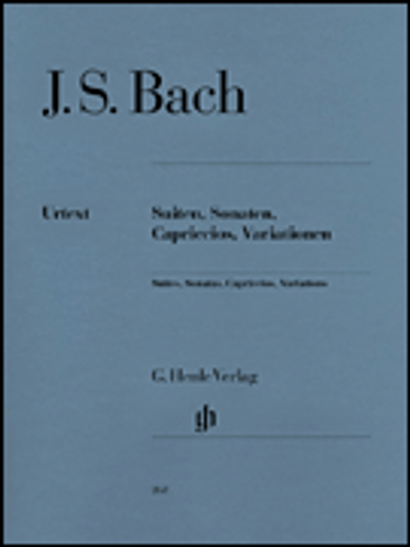J.S. Bach - Suites, Sonatas, Capriccios, Variations (Urtext) for Intermediate to Advanced Piano