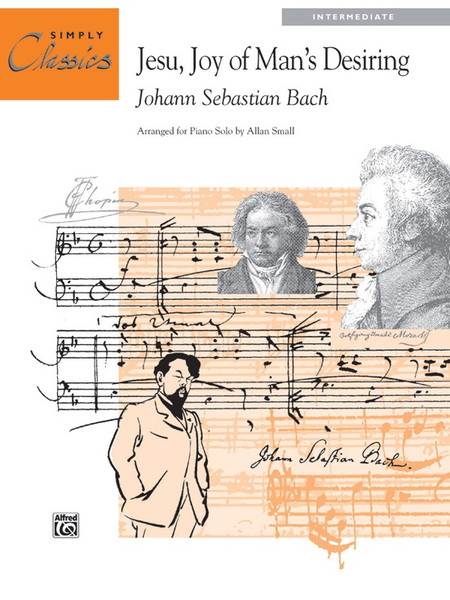 J.S. Bach - Jesu, Joy of Man's Desiring Single Sheet (Alfred) for Intermediate Piano