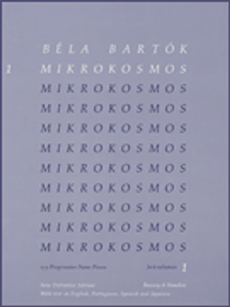 Béla Bartók - Mikrokosmos Volume 1 for Intermediate to Advanced Piano