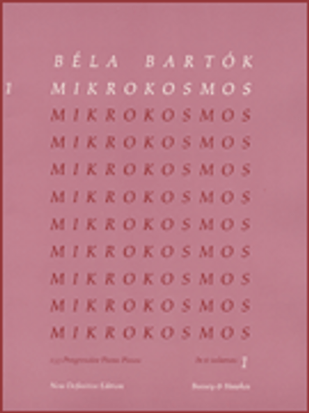 Béla Bartók - Mikrokosmos Volume 2 for Intermediate to Advanced Piano