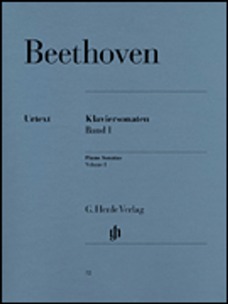 Beethoven - Piano Sonatas, Volume 1 (Urtext) for Intermediate to Advanced Piano