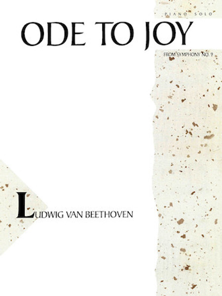 Beethoven - Ode to Joy, from Symphony No. 9 Single Sheet for Intermediate to Advanced Piano