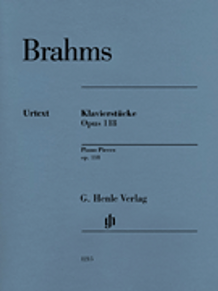 Brahms - Piano Pieces Op. 118 (Urtext) for Intermediate to Advanced Piano