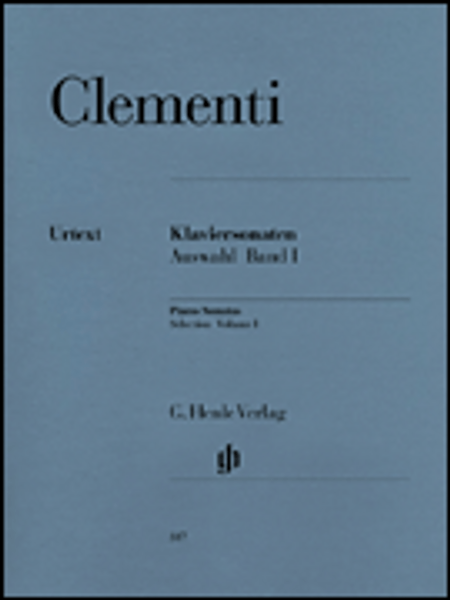 Clementi - Piano Sonatas, Selection, Volume 1 (Urtext) for Intermediate to Advanced Piano