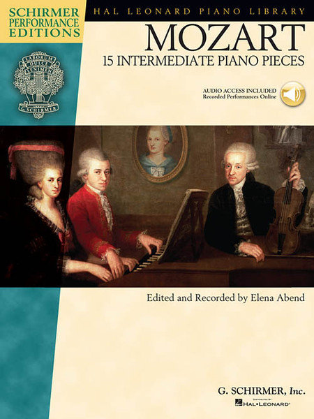 Mozart - 15 Intermediate Piano Pieces - Schirmer Performance Editions (with Audio Access) for Intermediate Piano